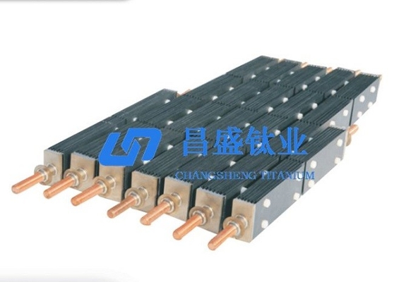 Titanium anode Iridium coating series IrO2 Copper recovery in etching liquid