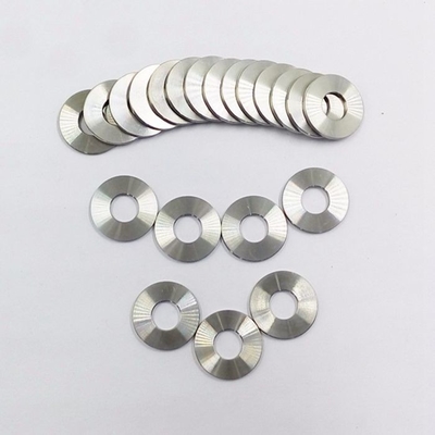 Customized Titanium Spring Lock Washers DIN 127 Surface Treatment Anodizing
