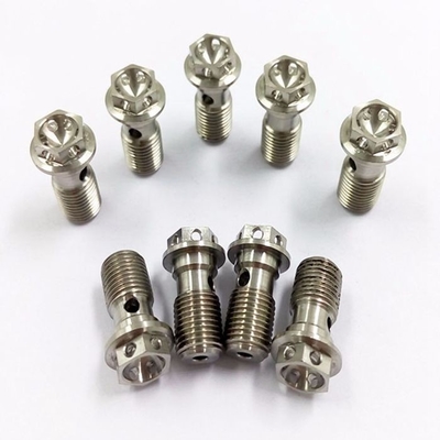 Titanium Fasteners M6 M8 M10 PVD Blue Rainbow Flange Taper Cap Countersunk