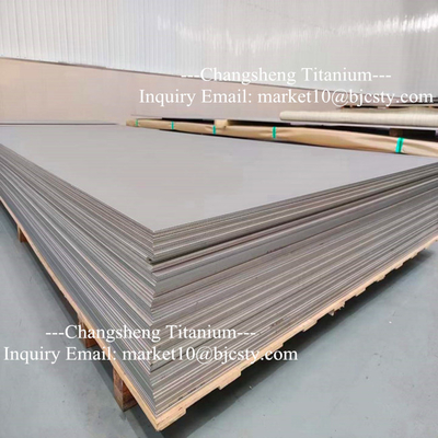 Grade 17 Titanium Sheet 8mm Thickness ASTM B265 For Processing Elbow And Nozzle