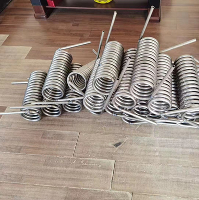 Pure Titanium Coils for Swimming Pool Heat Pump Heat Exchanger