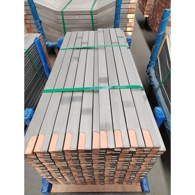 Explosion Bonded Titanium Copper Plate Titanium Clad Copper Square Rod