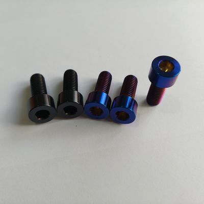 Customized Titanium Gr5 banjo Screw for Motorcycle